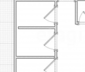 3-комн, 80кв м, этаж 3/6 Новая улица, 16