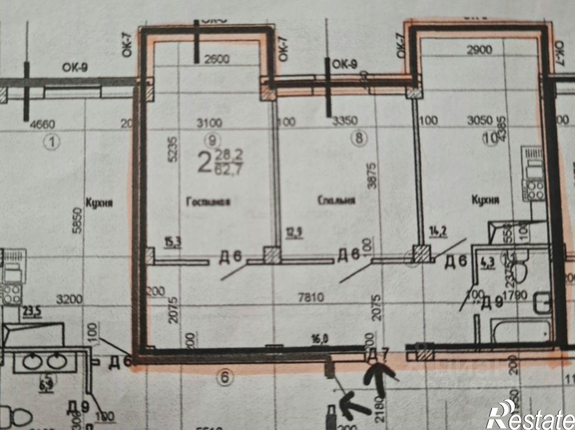 Купить квартиру за 5 200 000 рублей на ул Б.Гагиева, 3