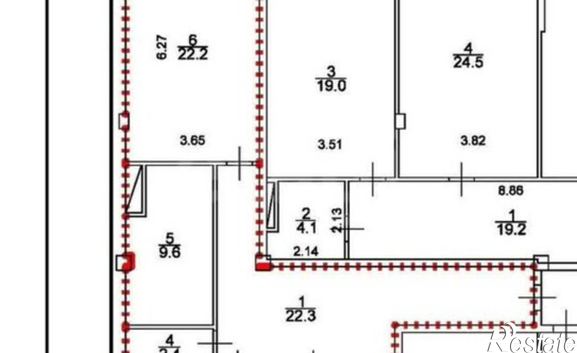 Купить квартиру за 5 700 000 рублей на ул М.Б.Базоркина, 18А