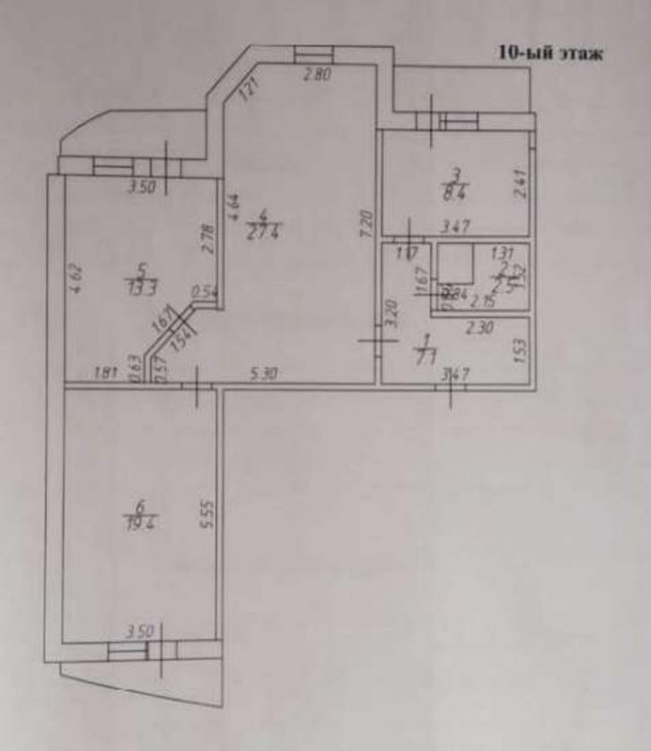 3-комн квартира Столичная ул., д.12